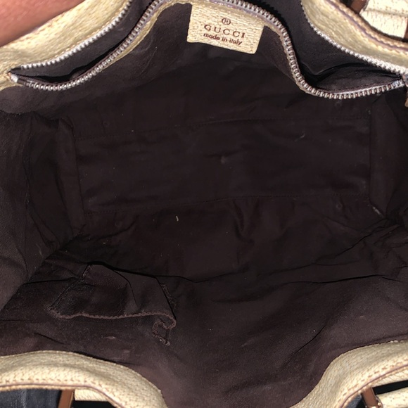 Authentic Vintage Gucci Tote purchased From @brandauthentic from GiGi🩷🩷🩷 - Picture 9 of 14